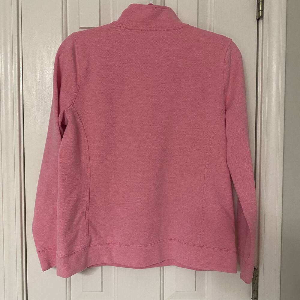 VINEYARD VINES • Bubblegum Pink Quarter Zip Pullover Sweatshirt - Picture 7 of 7